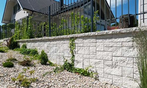 Fotografie realizací opěrných zdí